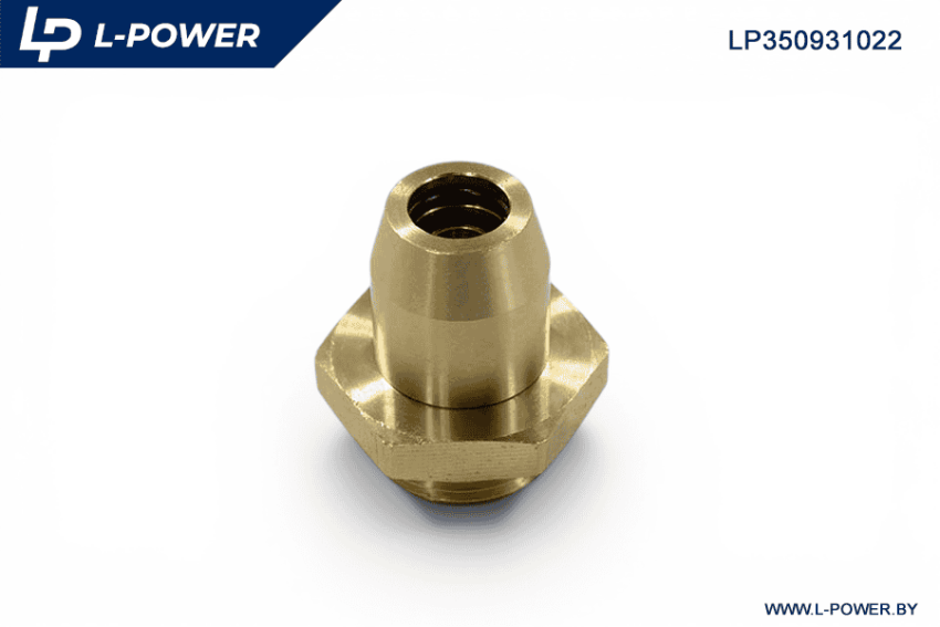 Штуцер прямой с наружной резьбой 10-22х1,5 L-POWER LP350931022