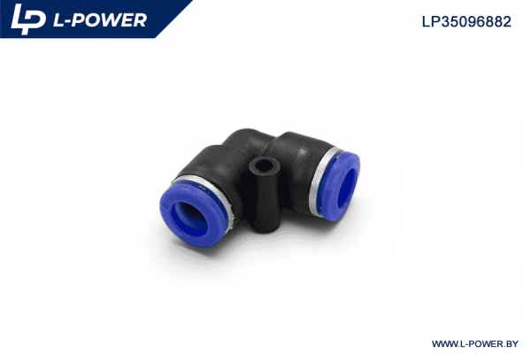 Фитинг угловой пластиковый D=8мм L-POWER LP35096882