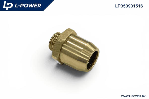 Штуцер прямой с наружной резьбой 15-16х1,5 L-POWER LP350931516