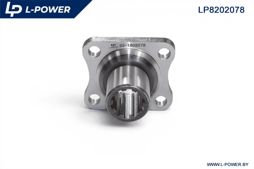 Фланец промопоры ПВМ МТЗ (внутр. шлиц) 52-1802078-А L-POWER LP8202078