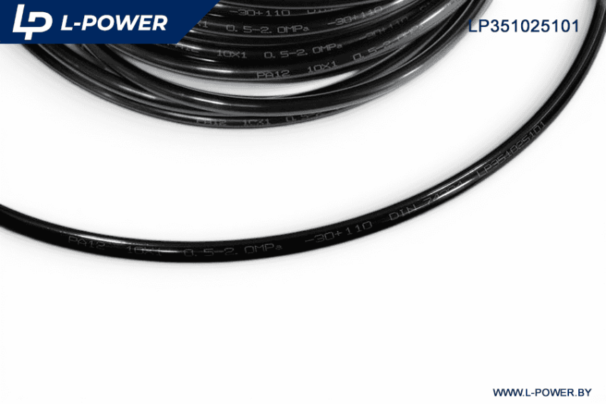 Трубка полиамидная тормозная Ф10х1 L-POWER LP351025101